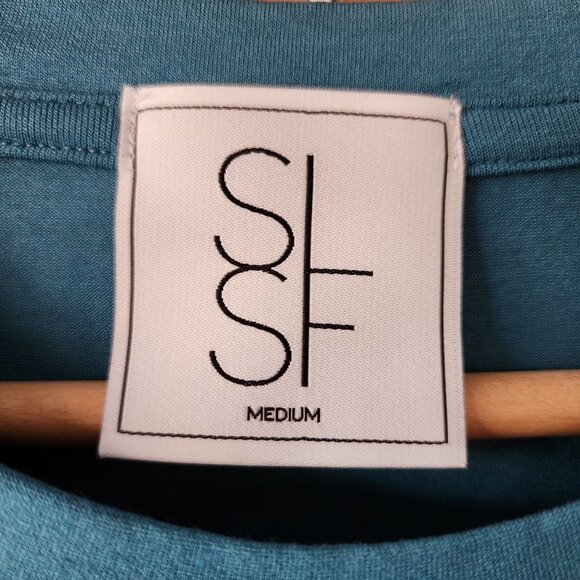 Anthropologie Sarah Liller SF New With Tags Felicity Shirt Dress Size M Blue - Picture 3 of 9